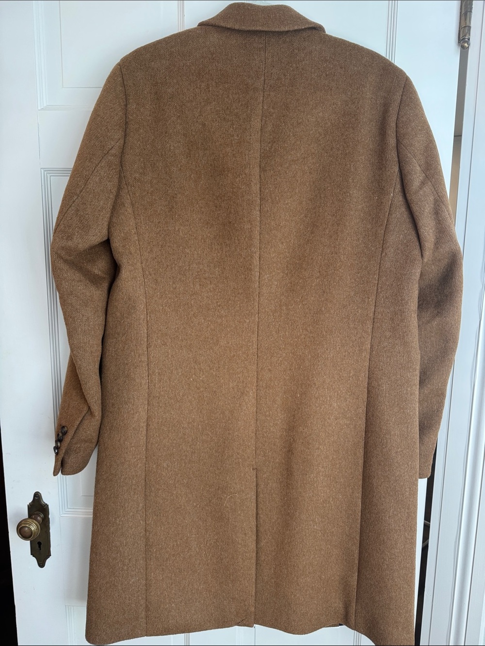 Scotch & Soda Men's Brown Wool-Blend Pea Coat - Picture 4 of 4